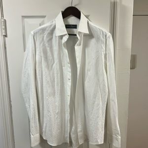 UNWORN Salvatore Ferragamo mens medium gancini print shirt